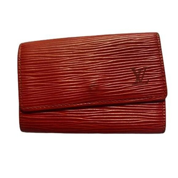 Authentic Louis Vuitton Vintage 1995 Red Epi Leather 6 Key Case - Picture 1 of 8